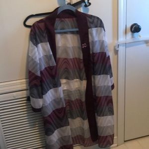 Sheer cardigan. Mississippi State